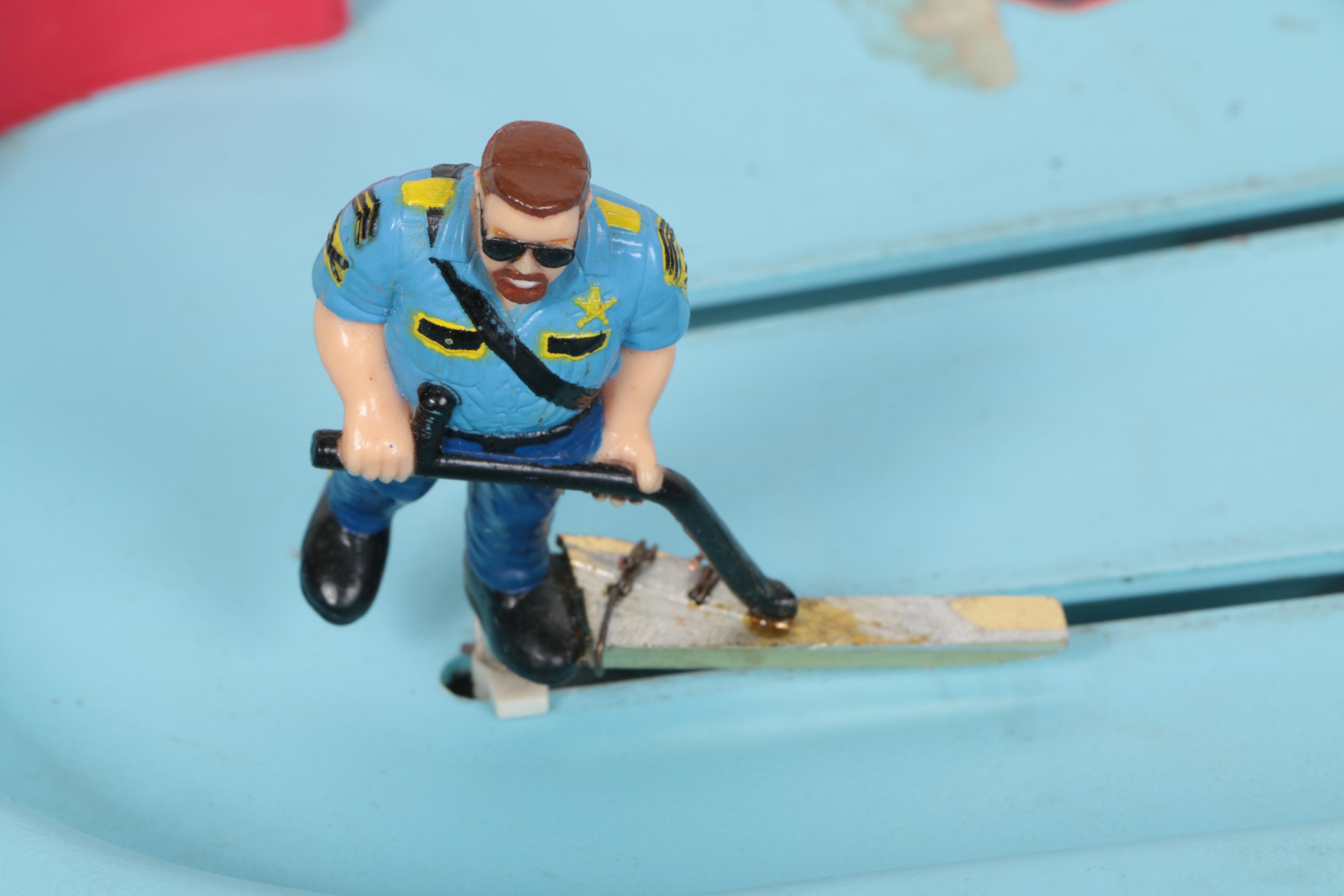 Vintage WWF Superstars Shoot-Out Tabletop Hockey Game