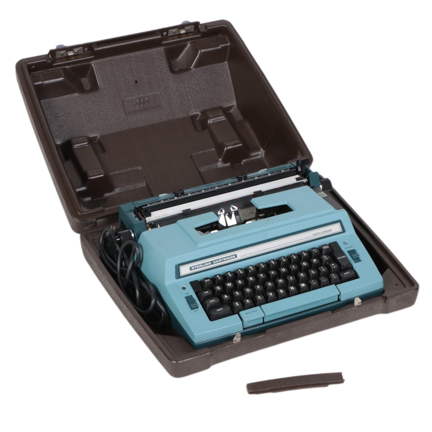 Smith Corona Sterling Cartridge Typewriter with Case