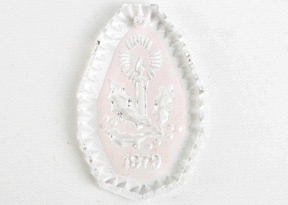 European Christmas Ornaments Including Waterford and Orrefors