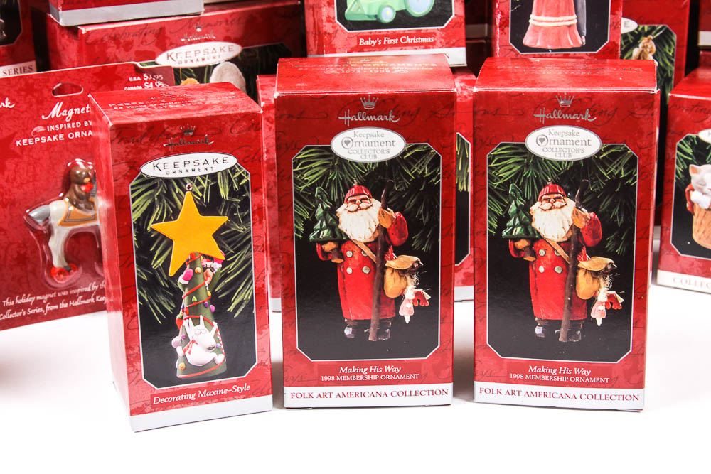 Hallmark Keepsake 25 Year Anniversary Ornaments