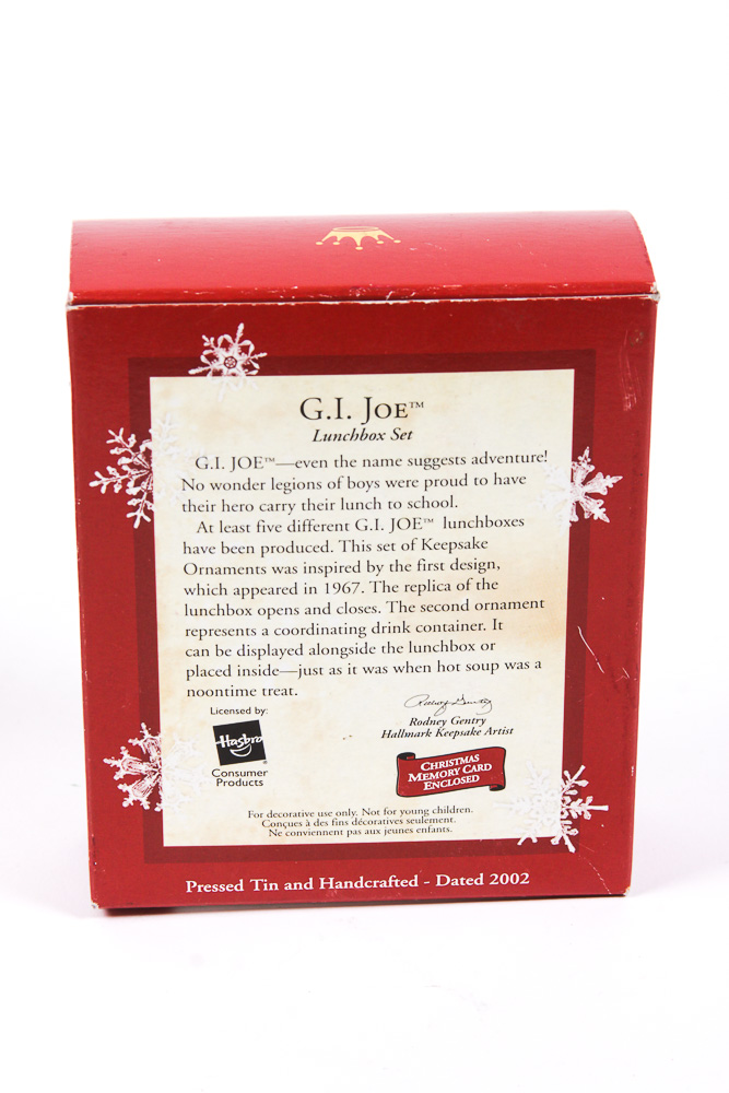 Hot Wheels and G.I. Joe Hallmark Keepsake Ornaments