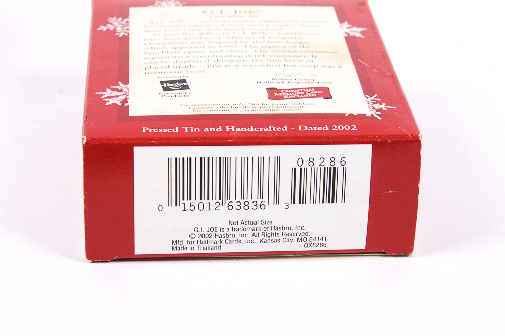 Hot Wheels and G.I. Joe Hallmark Keepsake Ornaments