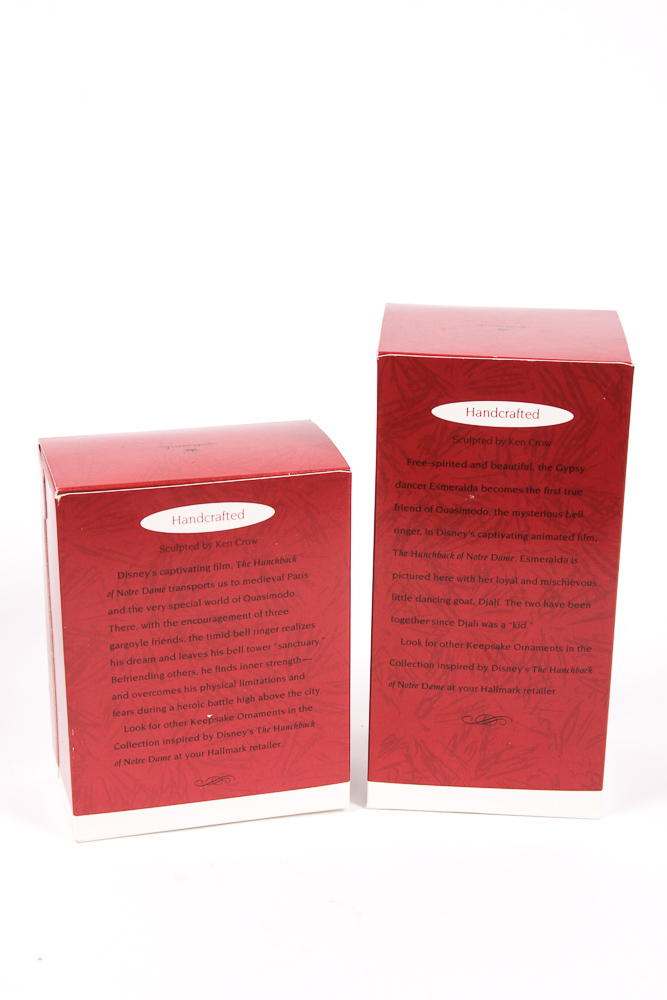 Collection of Disney Character Hallmark Keepsake Holiday Ornaments