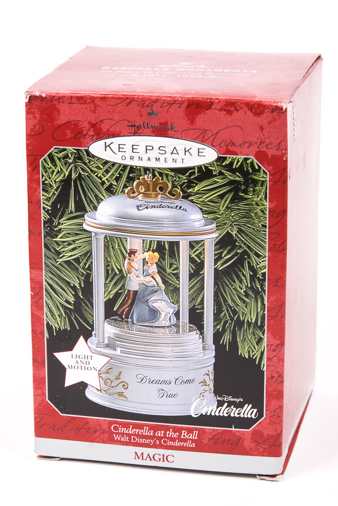 Collection of Disney Character Hallmark Keepsake Holiday Ornaments
