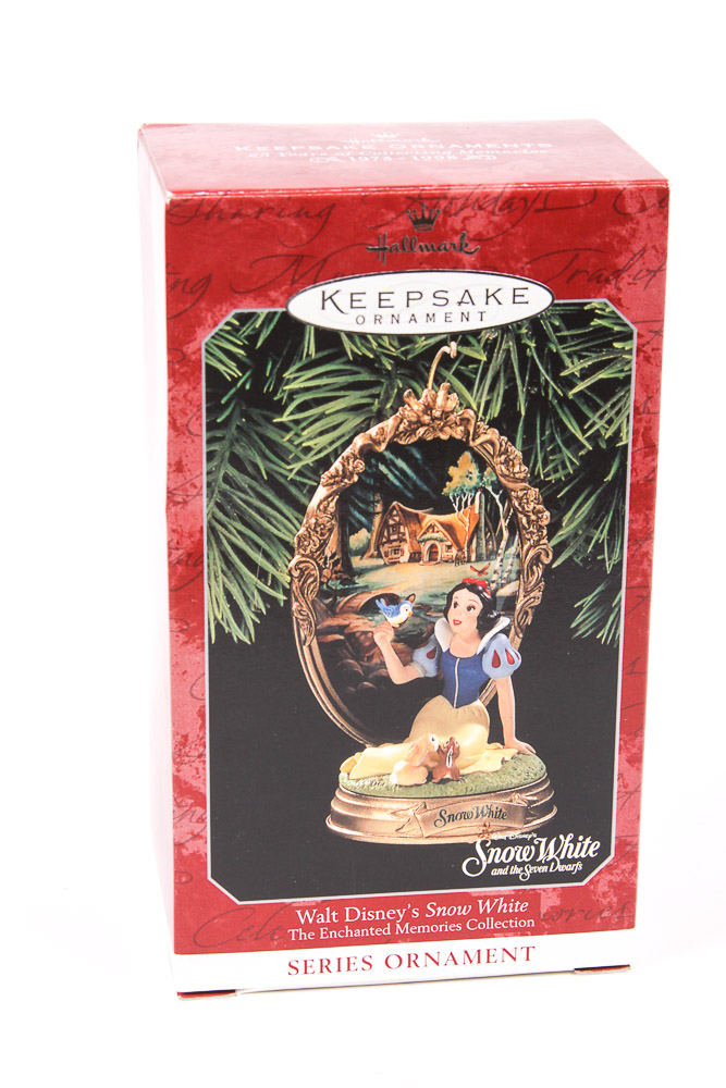Collection of Disney Character Hallmark Keepsake Holiday Ornaments