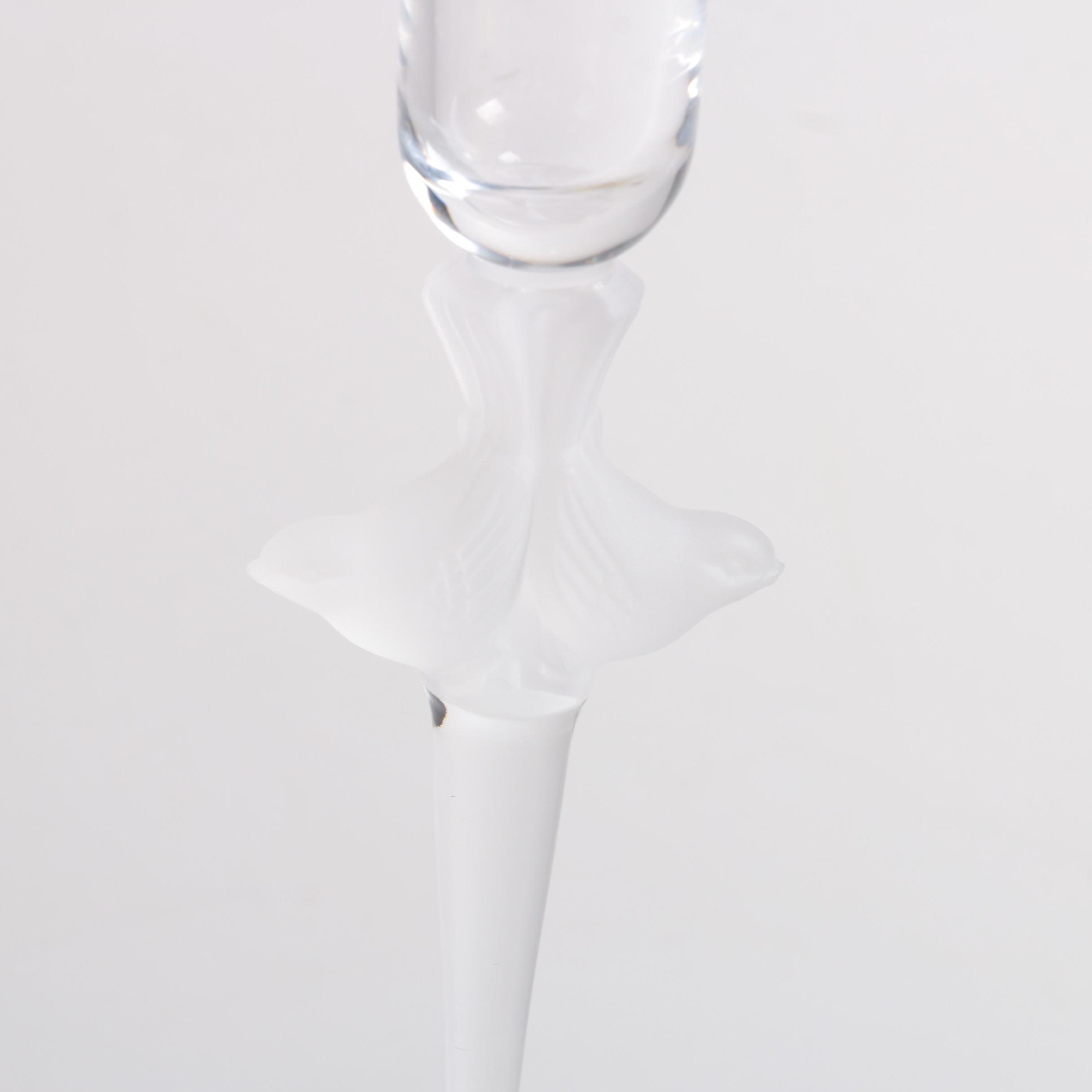 Sasaki Crystal "Wings" Candle Holders