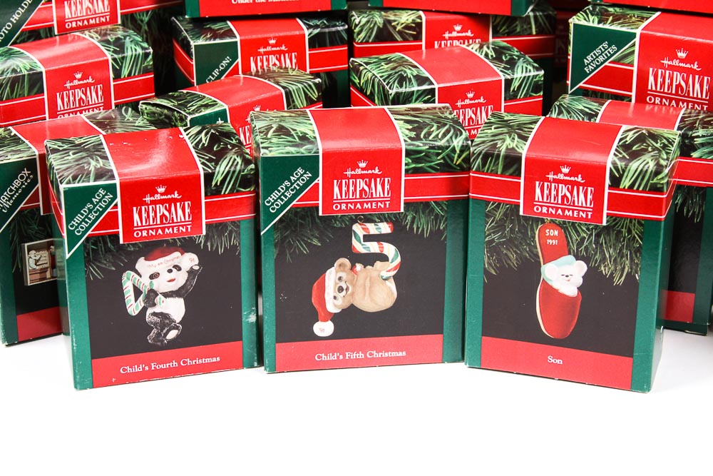 Early 1990's Hallmark Keepsake Ornaments
