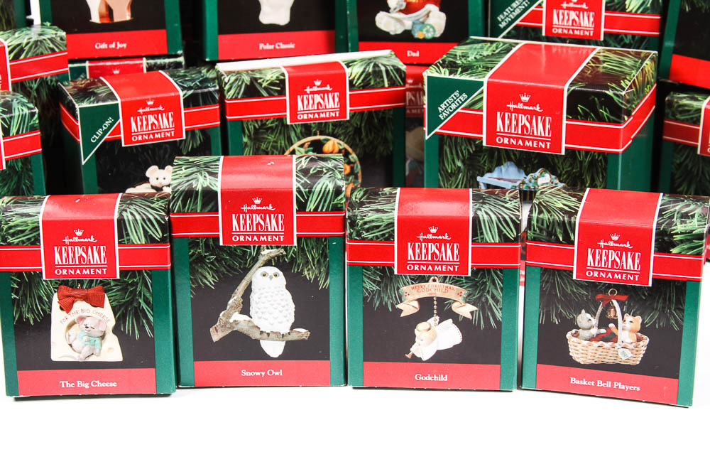 Early 1990's Hallmark Keepsake Ornaments