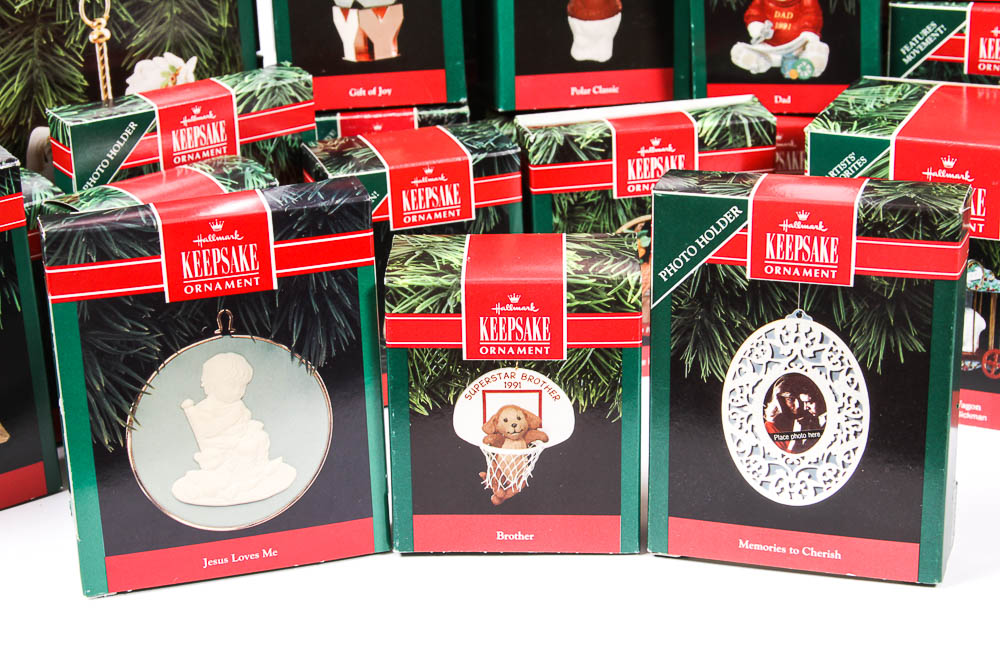 Early 1990's Hallmark Keepsake Ornaments