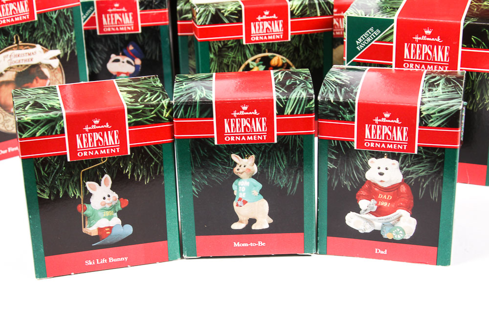 Early 1990's Hallmark Keepsake Ornaments