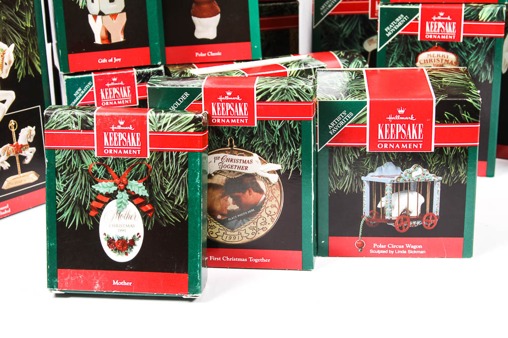 Early 1990's Hallmark Keepsake Ornaments