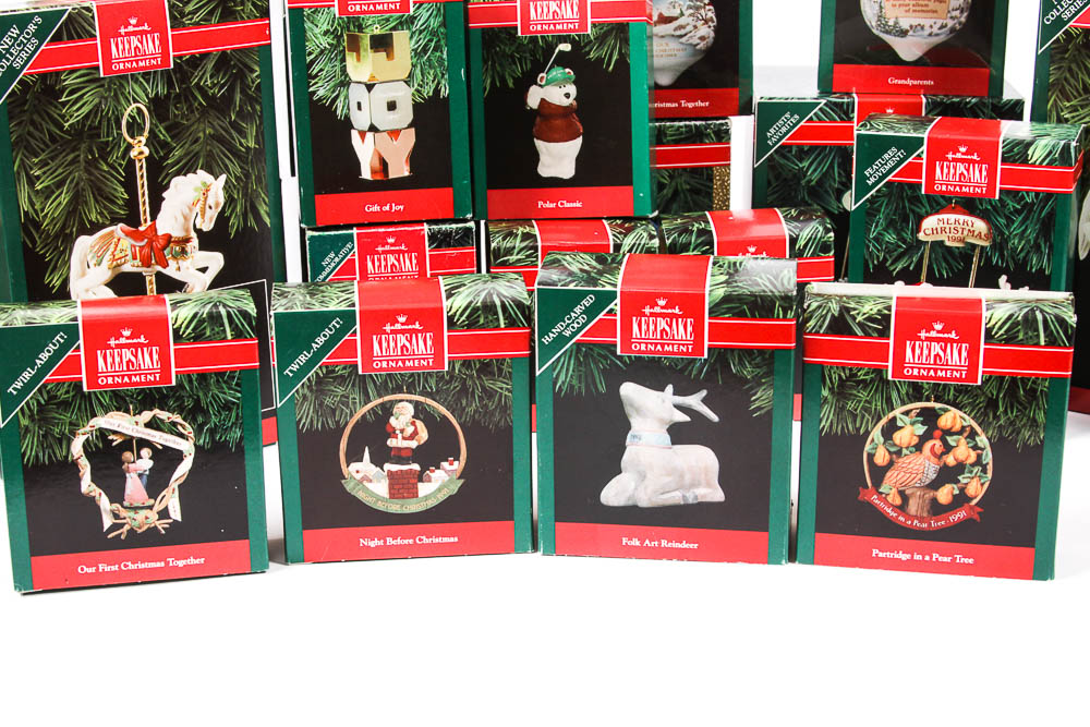 Early 1990's Hallmark Keepsake Ornaments