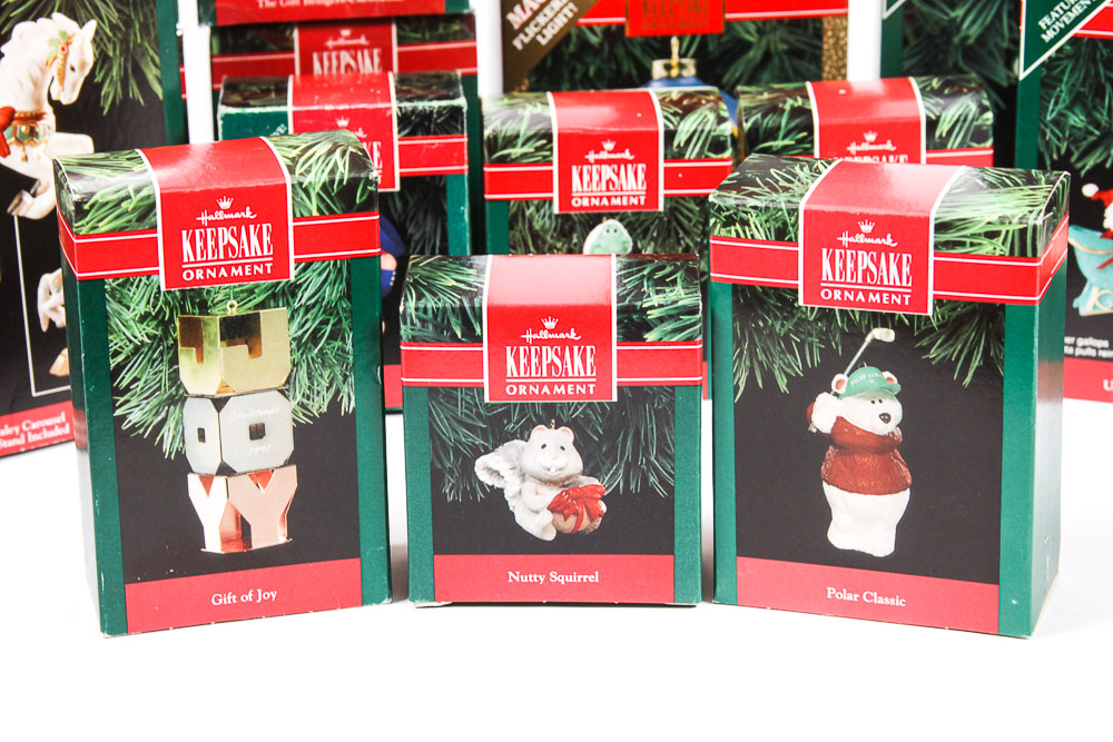 Early 1990's Hallmark Keepsake Ornaments