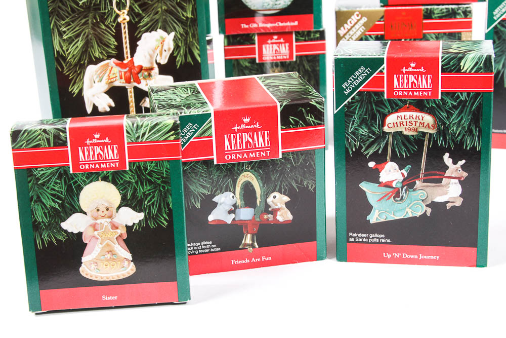 Early 1990's Hallmark Keepsake Ornaments