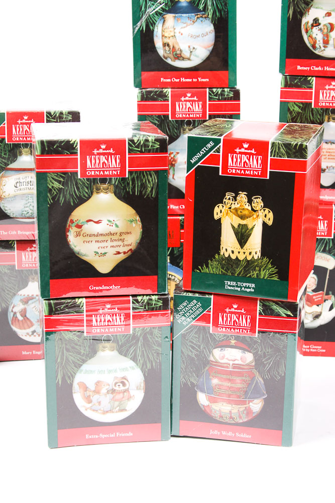 Early 1990's Hallmark Keepsake Ornaments