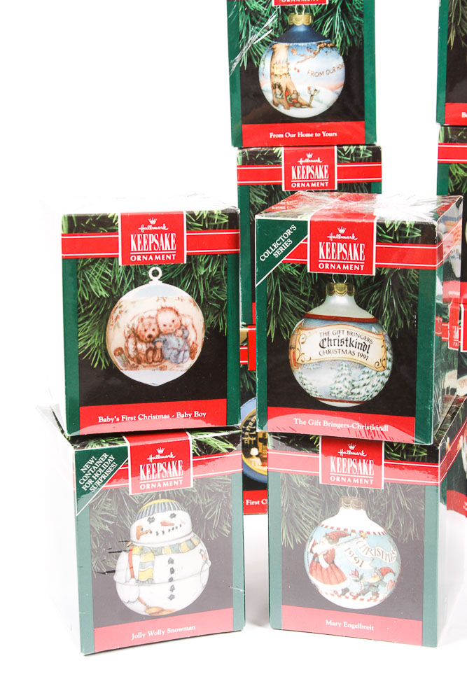 Early 1990's Hallmark Keepsake Ornaments