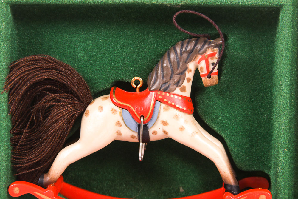 Collection of Hallmark Keepsake Rocking Horse Ornaments
