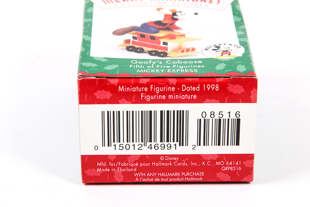 Collection of Hallmark Merry Miniatures "Mickey and Co." Holiday Ornaments