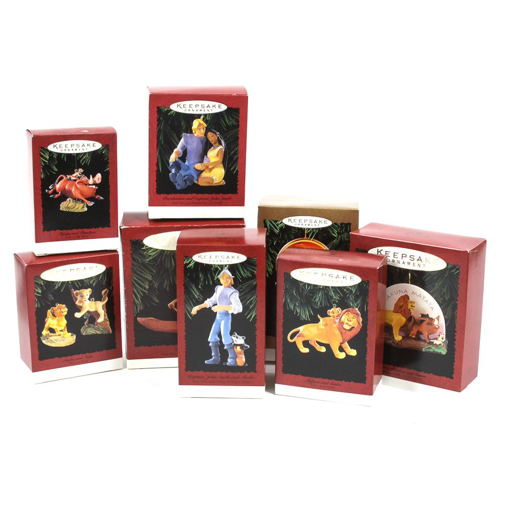 Hallmark Keepsake Disney Movie Character-Themed Ornaments