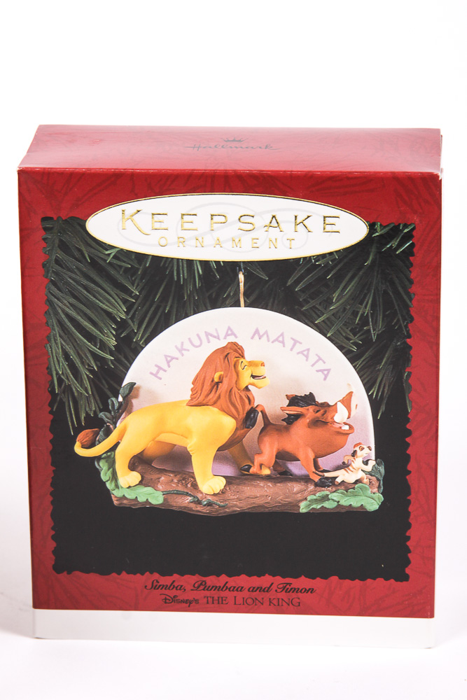 Hallmark Keepsake Disney Movie Character-Themed Ornaments