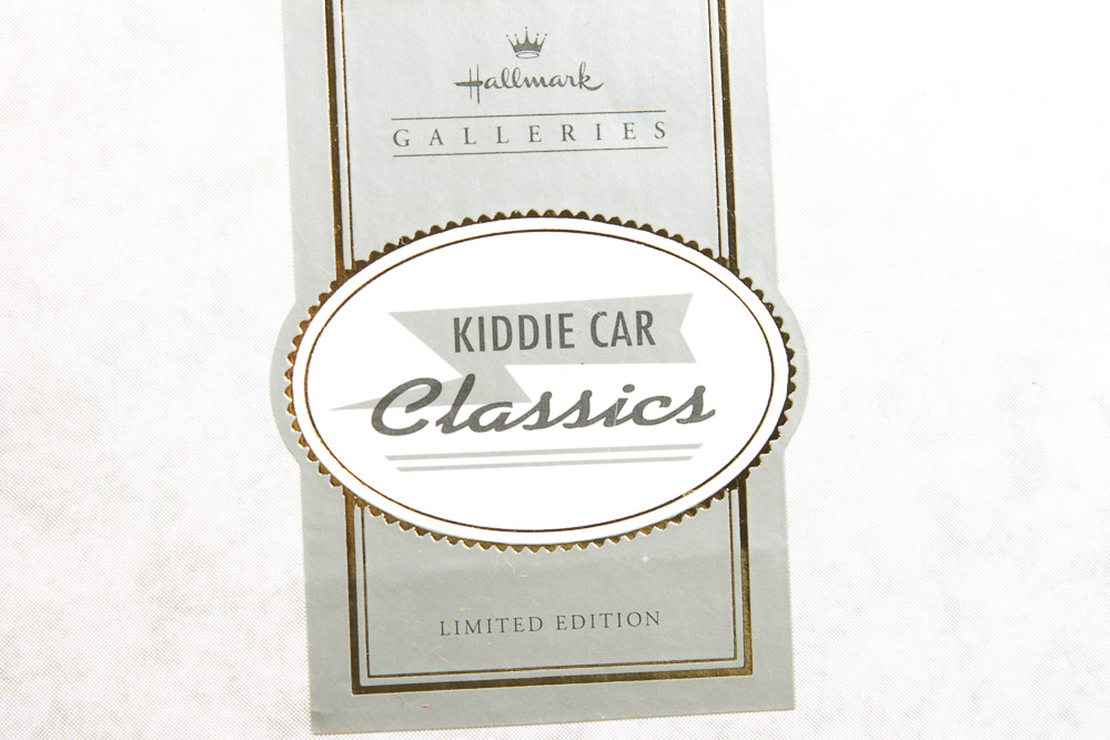 Hallmark "Kiddie Car Classics" Autographed Ed Weirick Model Airplane