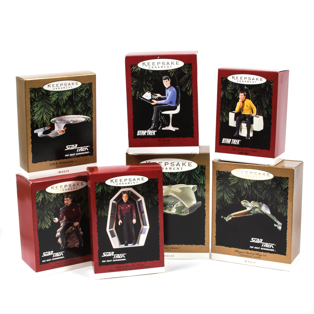 Hallmark Keepsake "Star Trek" Themed Ornament Collection