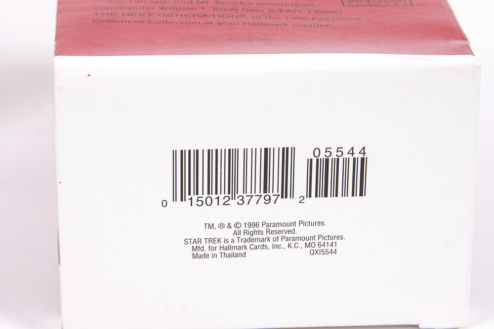 Hallmark Keepsake "Star Trek" Themed Ornament Collection