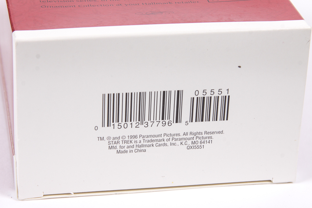 Hallmark Keepsake "Star Trek" Themed Ornament Collection