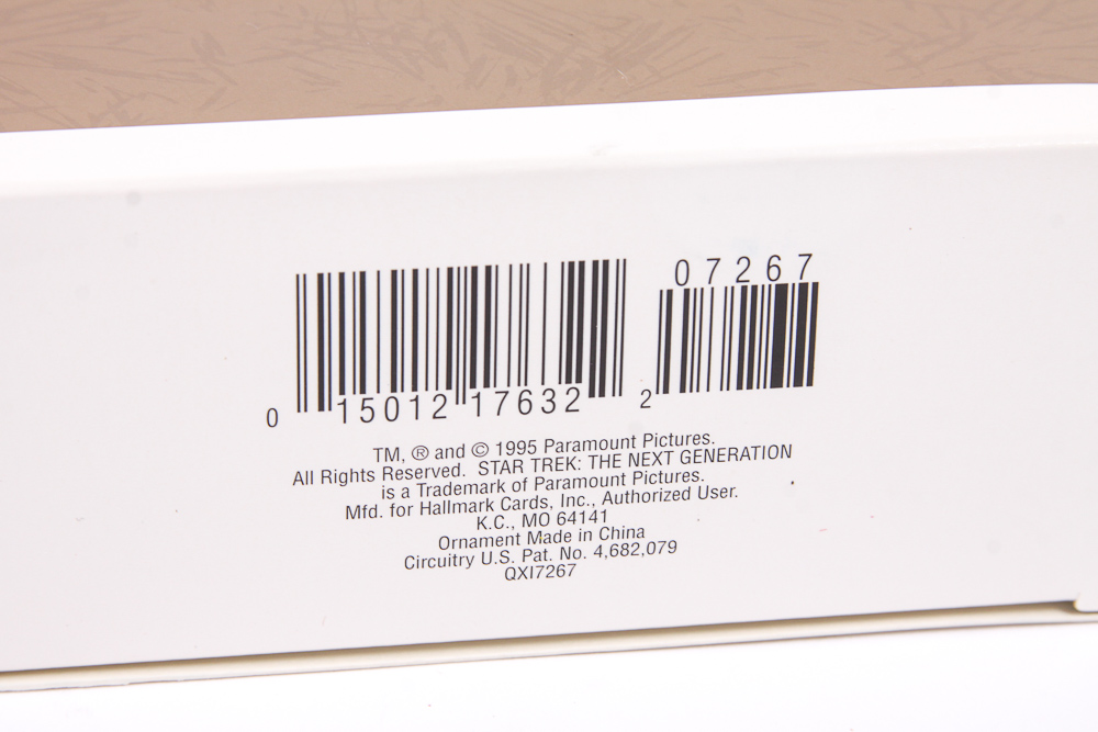 Hallmark Keepsake "Star Trek" Themed Ornament Collection
