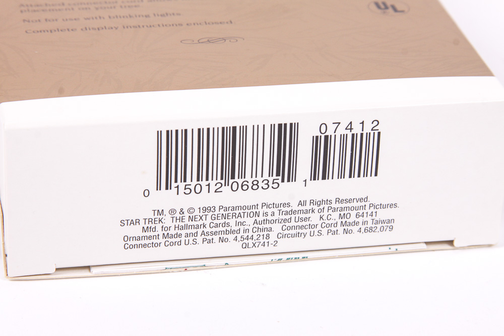 Hallmark Keepsake "Star Trek" Themed Ornament Collection