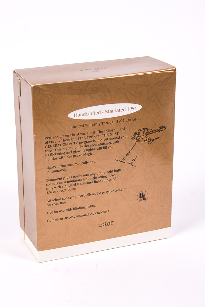 Hallmark Keepsake "Star Trek" Themed Ornament Collection