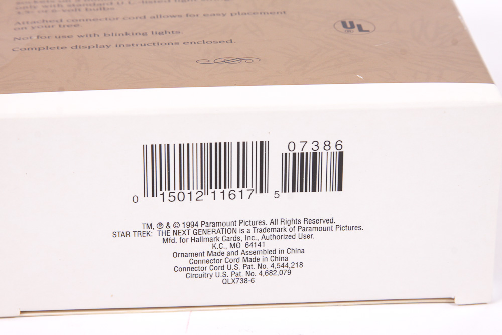 Hallmark Keepsake "Star Trek" Themed Ornament Collection