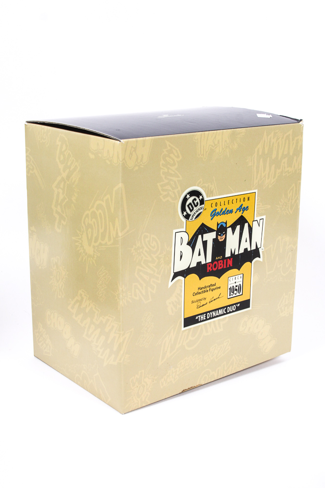 Hallmark DC Super Heroes Figurine, "Bat Man and Robin"