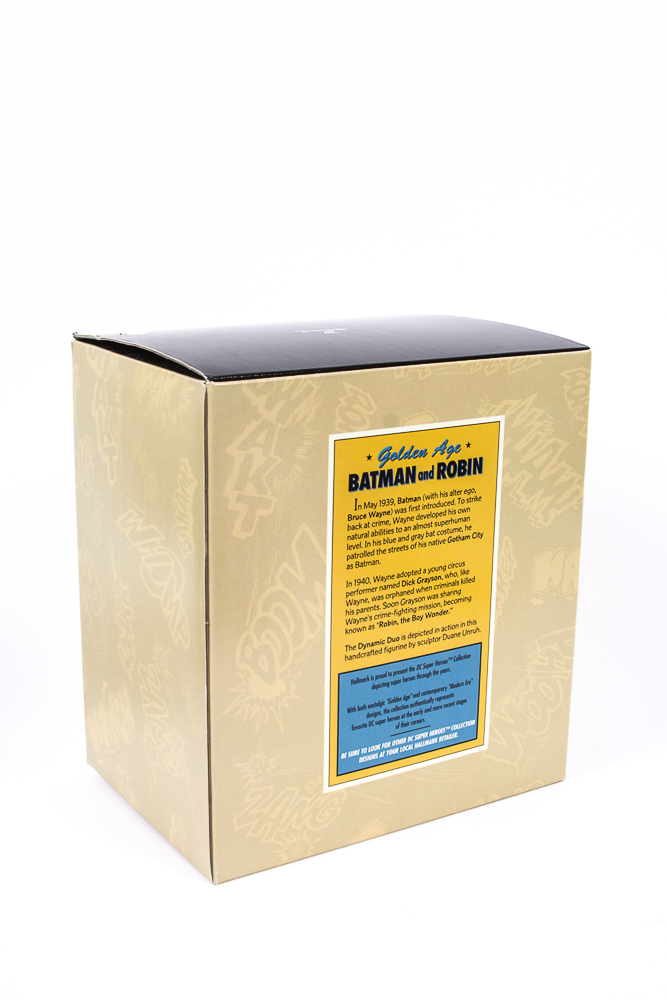 Hallmark DC Super Heroes Figurine, "Bat Man and Robin"