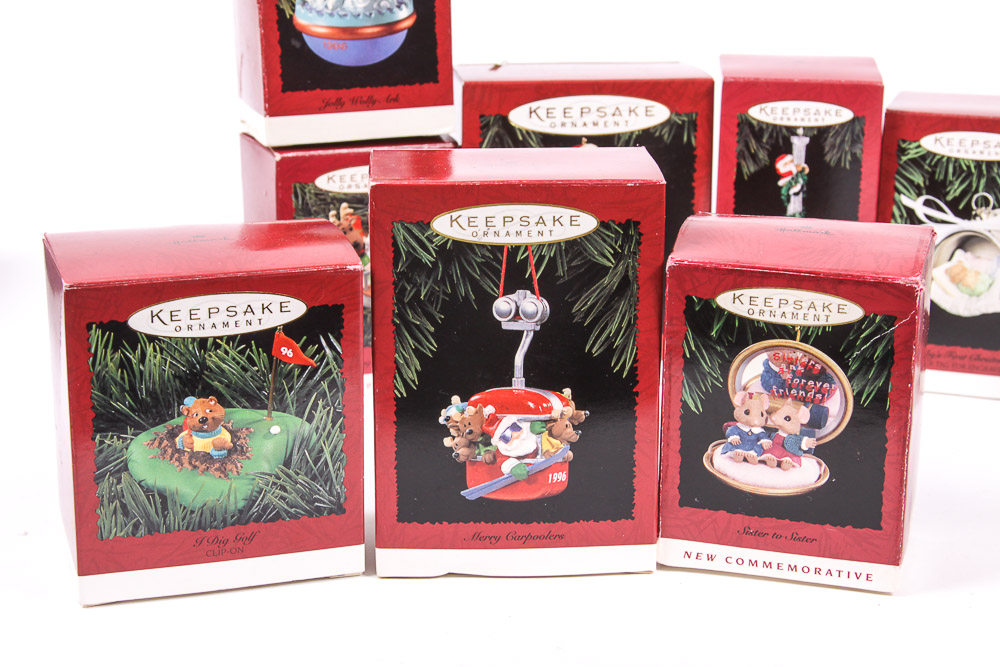 Vintage 1990s Hallmark Keepsake Ornaments