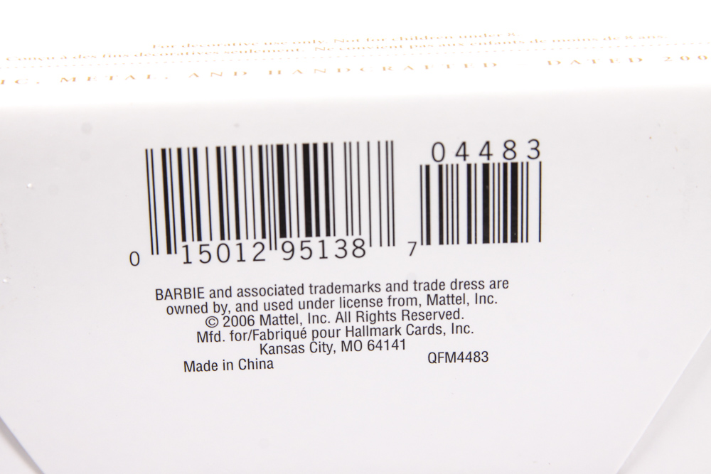 Mattel Barbie Dolls with Hallmark "Barbie™" Ornament