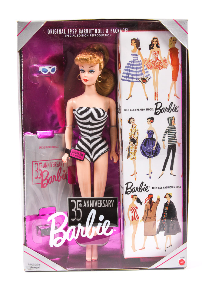 Mattel Barbie Dolls with Hallmark "Barbie™" Ornament