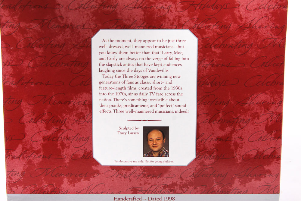 Three Stooges Hallmark Keepsake Ornaments