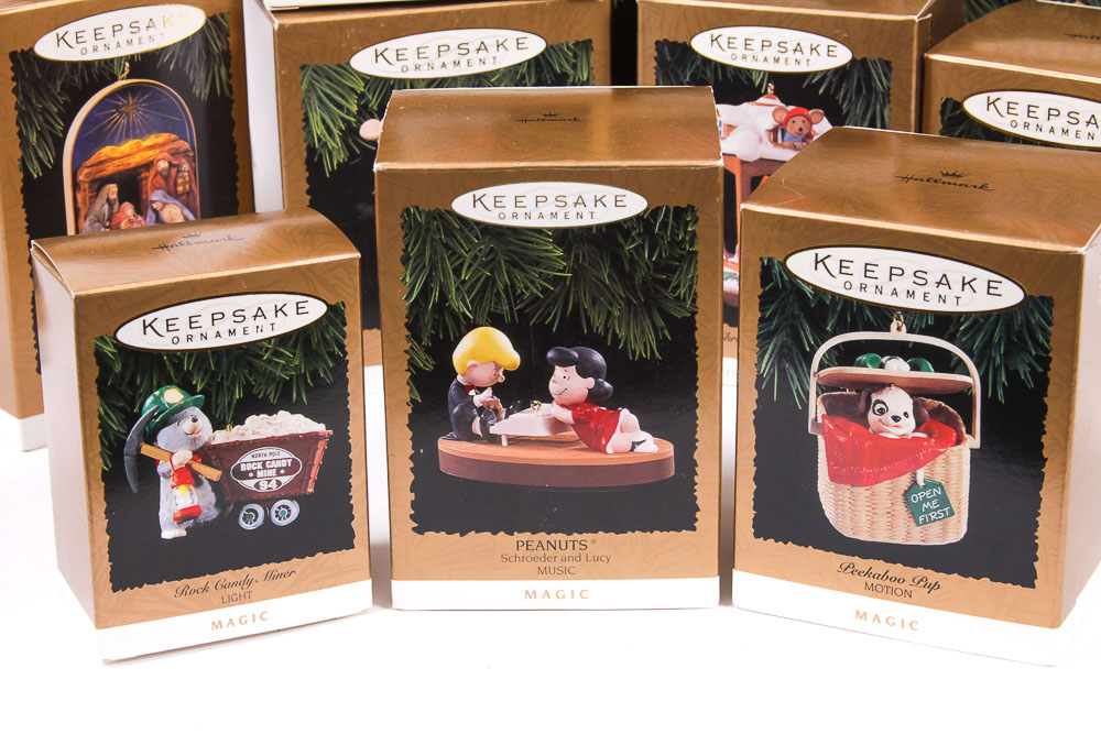 Hallmark "Magic Collectors Series" Holiday Ornaments