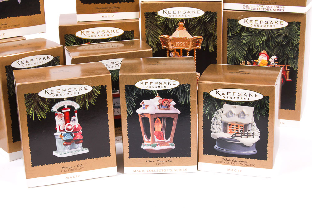 Hallmark "Magic Collectors Series" Holiday Ornaments