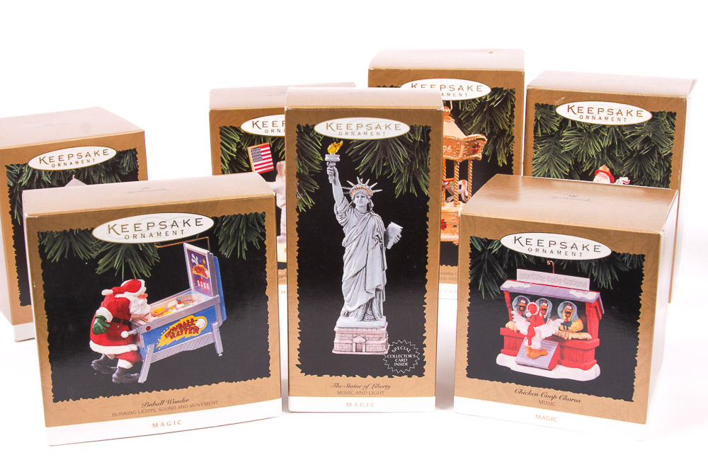 Hallmark "Magic Collectors Series" Holiday Ornaments