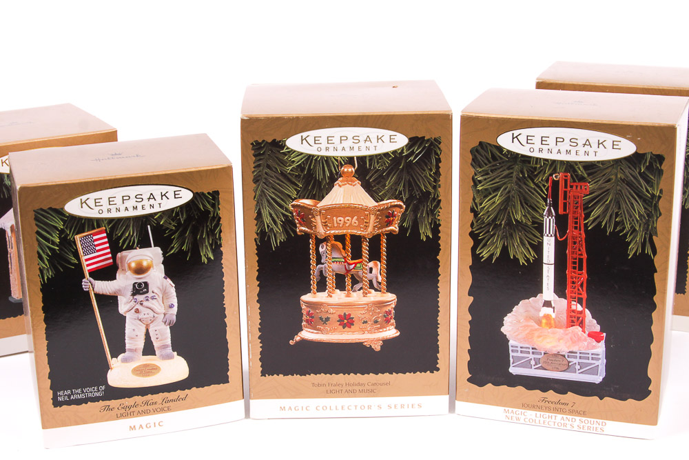 Hallmark "Magic Collectors Series" Holiday Ornaments