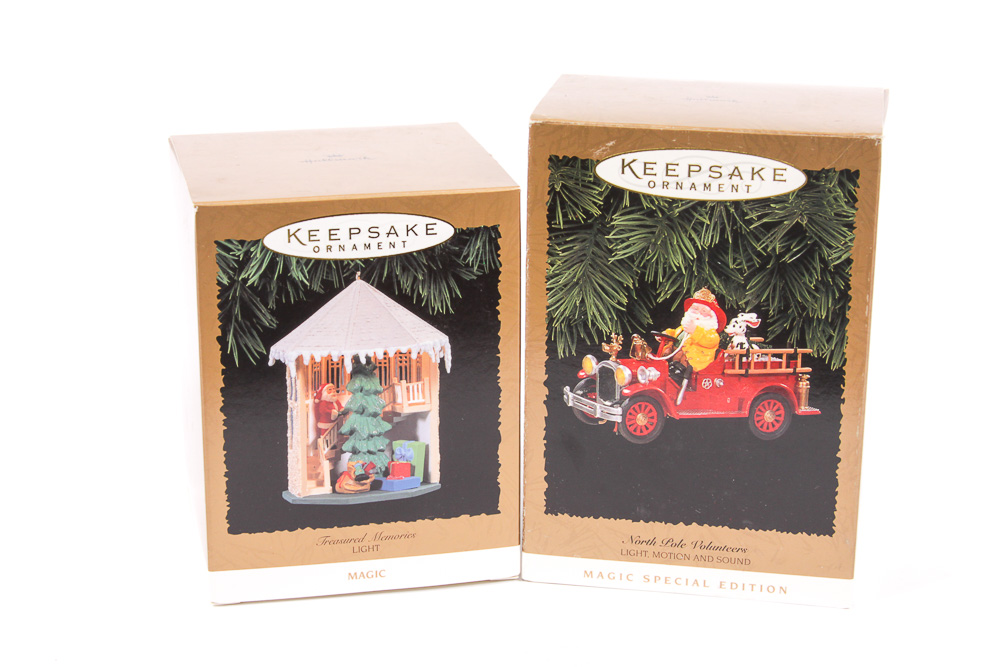 Hallmark "Magic Collectors Series" Holiday Ornaments