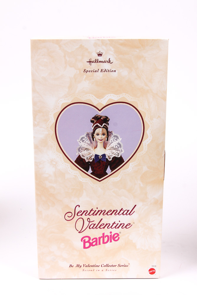 Barbie Dolls and Hallmark Barbie Doll-Themed Ornaments