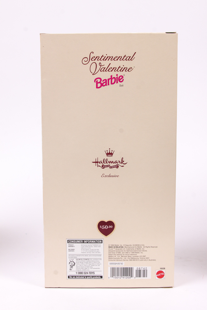 Barbie Dolls and Hallmark Barbie Doll-Themed Ornaments