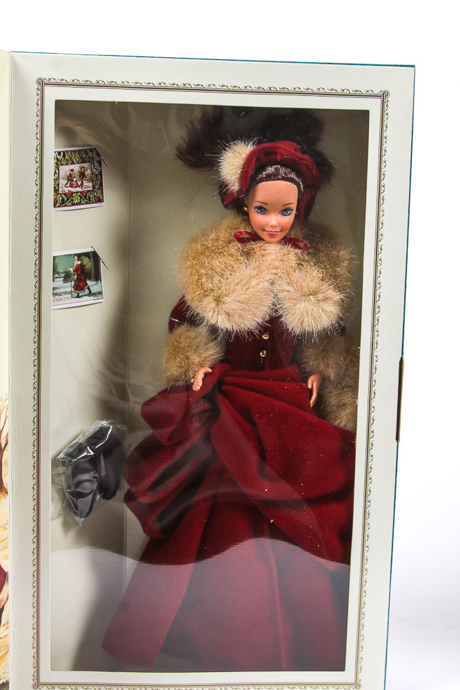 Barbie Dolls and Hallmark Barbie Doll-Themed Ornaments