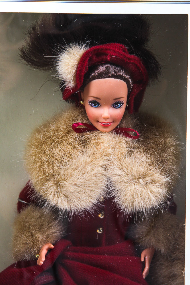 Barbie Dolls and Hallmark Barbie Doll-Themed Ornaments