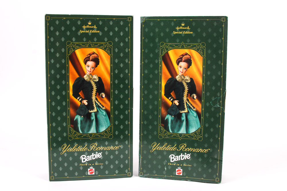 Barbie Dolls and Hallmark Barbie Doll-Themed Ornaments