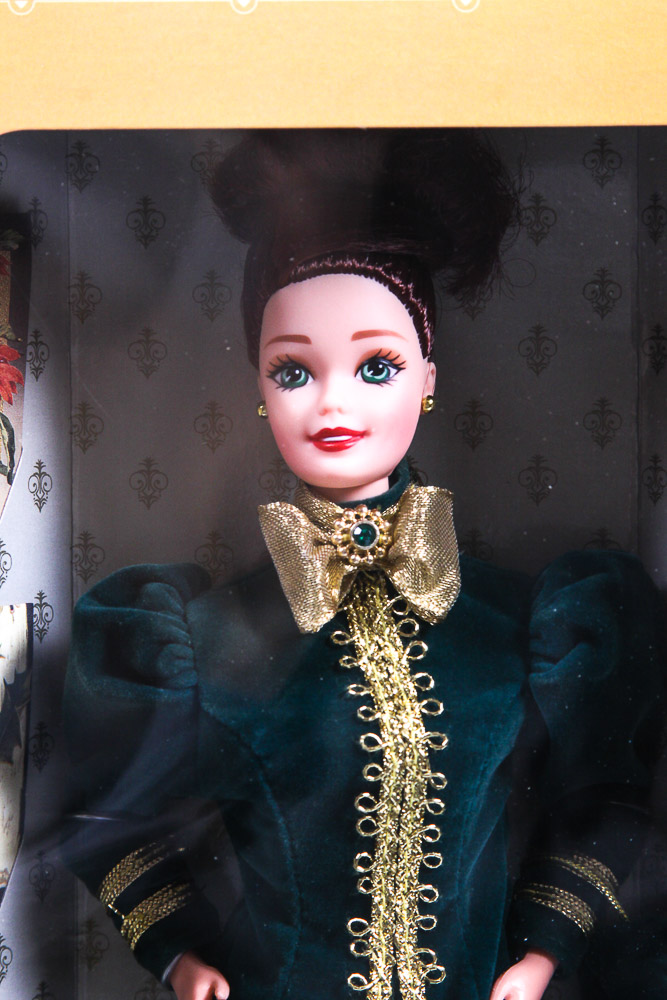 Barbie Dolls and Hallmark Barbie Doll-Themed Ornaments