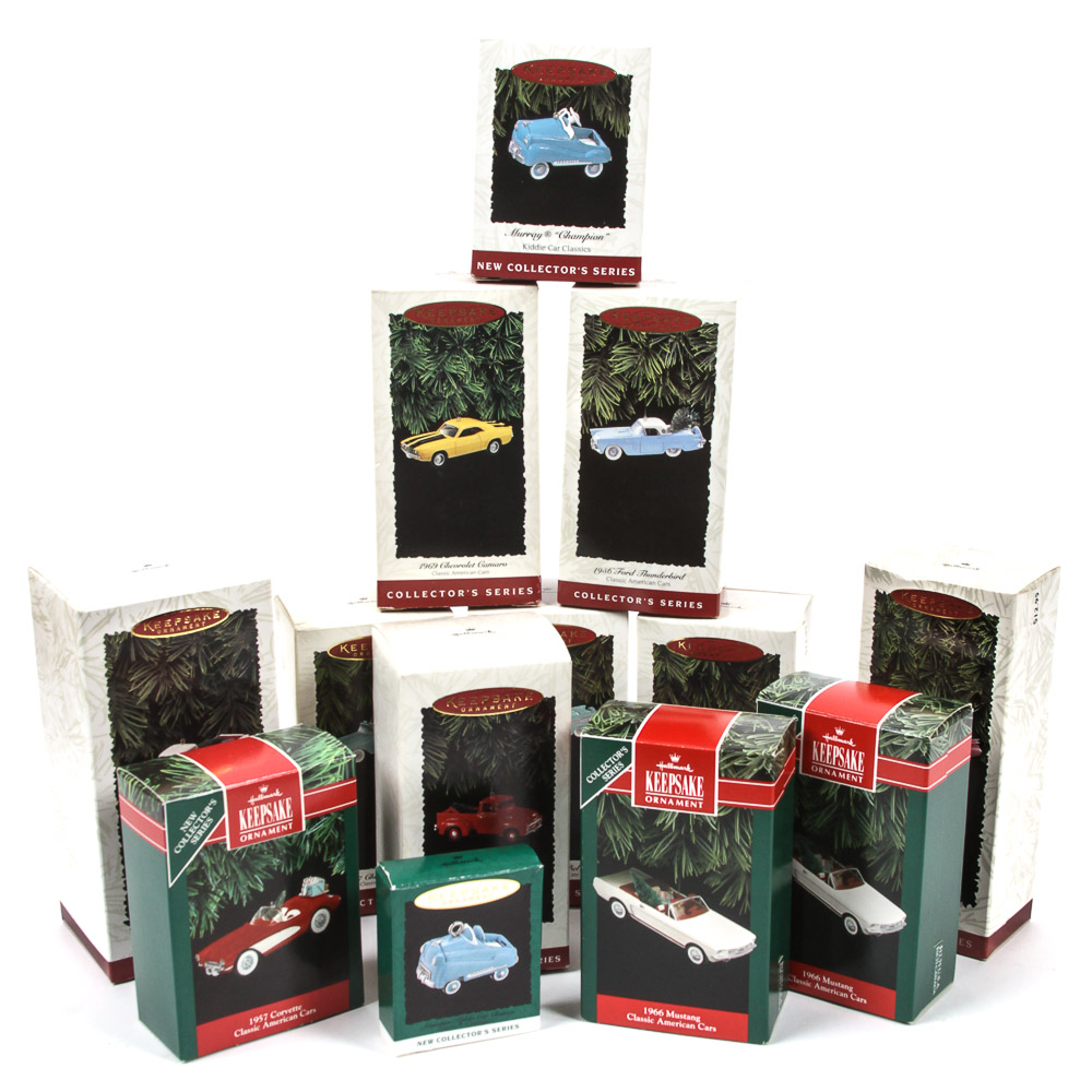 Hallmark Keepsake Miniature Car Ornaments